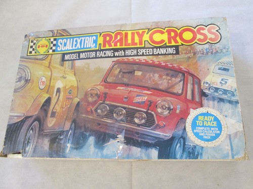 Scalextric set rally - set, cross''